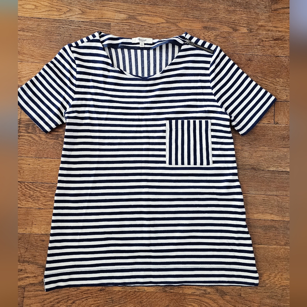 Women's Madewell Stripe Top Size Small